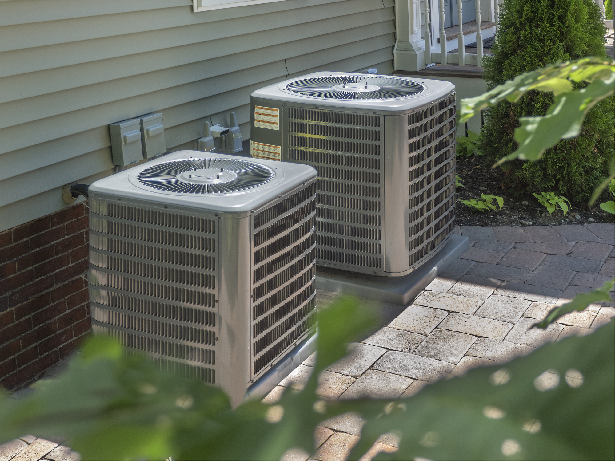 AC Units Outside Home